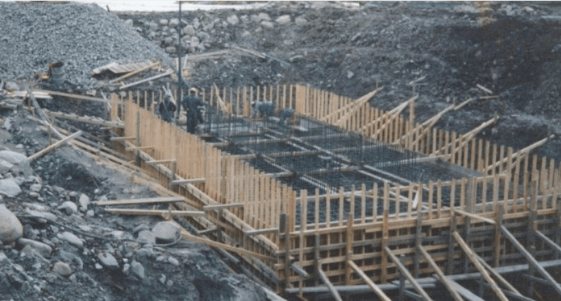 Grandmont photo, construction du pont à Sainte-Monique de Nicolet.
1992.