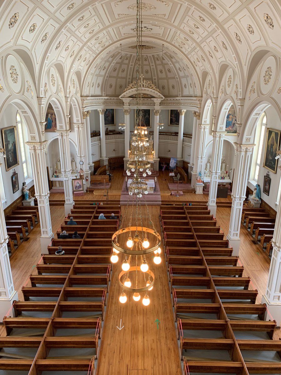 Plus haut dans l’église 2 SainteMonique de Nicolet